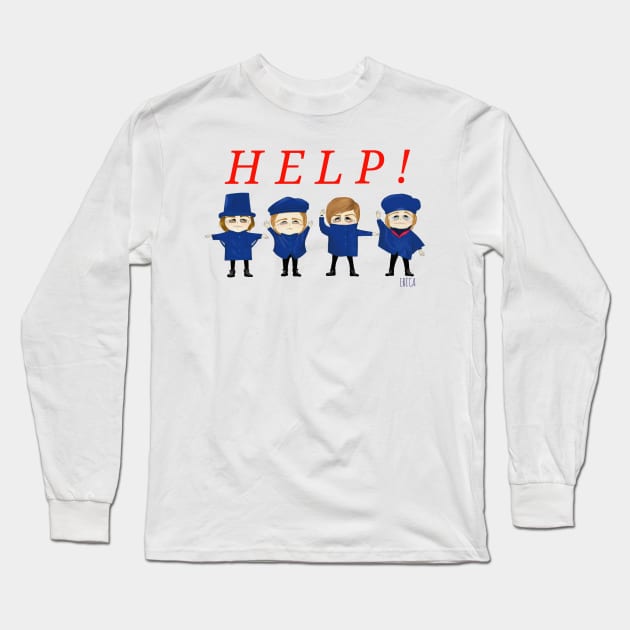 Help me if you can! Long Sleeve T-Shirt by Erica131015
